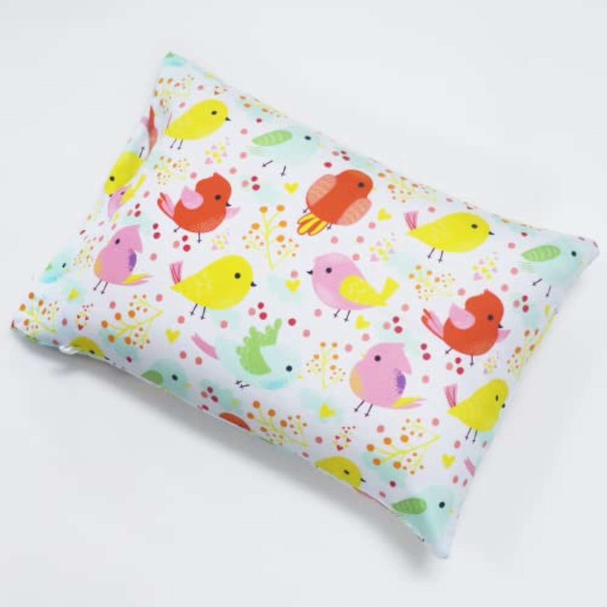 Toddler Pillow with 100% Cotton Removable Cover