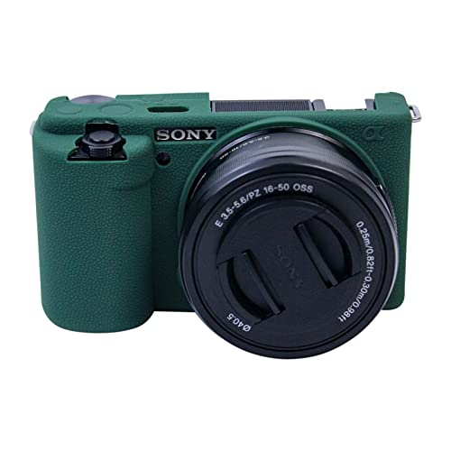 Funda Protectora de Silicona para Cámara Sony ZV-E10 Verde miniatura 1