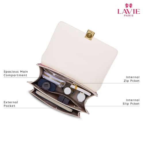 Image of LAVIE PARIS Women's Fluer Medium Flap Crossbody Sling Bag | Ladies Purse Handbag | Gift for Women
