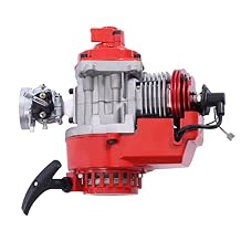 49cc 50cc 2-stroke Engine Motor, Bike Racing Engine Kits, for Pocket Bikes Atvs Scooters Motocross Bikes Pull Start Bike Engine Kits