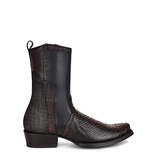 Cuadra Men's Boot in Genuine Python Leather and Bovine Leather