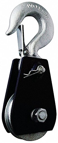 Pulley Block, Wire Rope, 1000 lb Load Cap.
