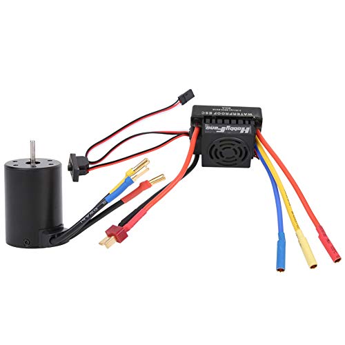 3650 3900KV RC Car bezszczotkowy silnik 60A Wodoodporny zestaw ESC Pasuje do akcesoriów do ciężarówek 1/10 RC