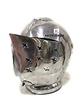 Nautical-Mart Medieval Knight Jousting Tudor Renaissance Close Armor Helmet Silver, Large