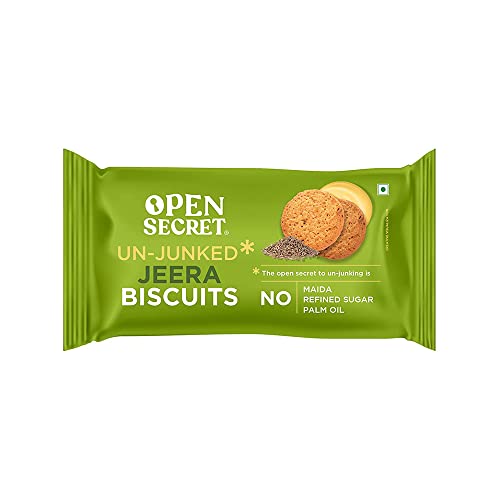 Image of Open Secret Jeera Millet Biscuit Cookies (40G - Single Pack) | Protein & Fiber Packed | Healthy Snacks | No Added Maida No Refined Sugar No Palm Oil | Unjunked Biscuit