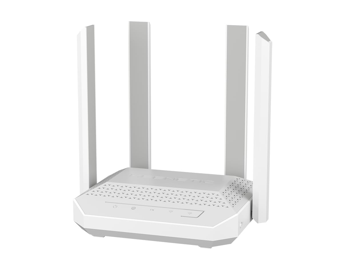 Keenetic Sprinter Router/Amplificador Gigabit WiFi 6 en Malla AX3000 con Smart Switch Gigabit de 4 Puertos
