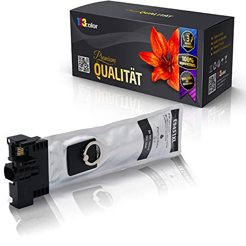 Cartucho de tinta compatible con Epson WorkForce Pro WF-C5710 DWF WorkForce Pro WF-C5790 DWF WorkForce Pro WF-C5200 Series WorkForce Pro WF-C5215 DW C13T945140 T9451, color negro