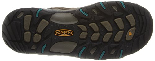 KEEN Women's Koven Hiking Shoe,Dark Earth/Capri Breeze,9 M US