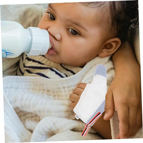 2 Pairs Thumb Sucking Stop Gloves for Infants Finger Sucking Corrector Mittens Soft Cotton Protector for Baby Boys and Girls Suitable for Sleep and Play2