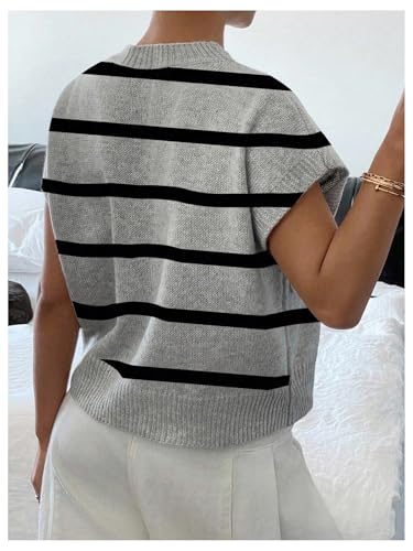 Image of SOLY HUX Women's Short Sleeve Business Casual Sweater