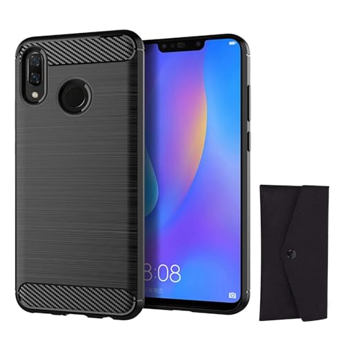 Teléfonos Celulares, Wireless Truboo Funda para Huawei Y9 2019 y Y8S, Suave TPU Silicona Caso Anti-Choques Resistente Arañazos Case para Huawei Y9 2019 y Y8S (Negro)