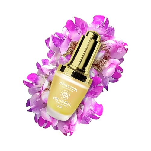Image of Bakuchiol Anti-Ageing Serum 20ml, Natural Retinol Alternative with Rosehip & Almond Oil, Targets Acne-Causing Bacteria, Reduces Pimples, Fine Lines & Dark Spots, No Chemicals or Fragrance