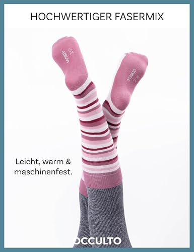 Occulto Kinder Skisocken 2er Pack (Modell: Mondi) Blau 35-38