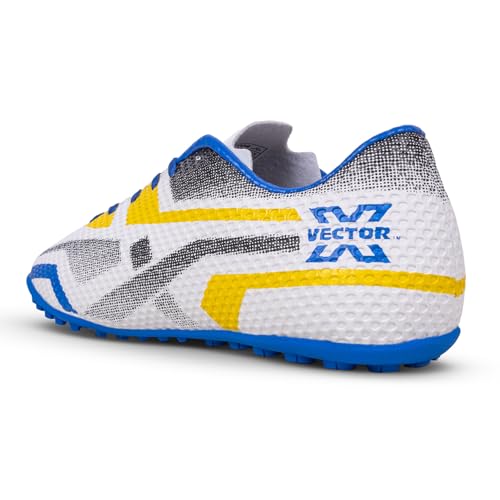 Image of Vector X Rapid 2.0 Series 3D Texture Upper with Double Colour TPU Sole| Unique Design|Comfortable| Football Soccer Court Studs|Futsal Shoe| Ideal for Synthetic Turf & Hard Ground|Men, Youth, Boys