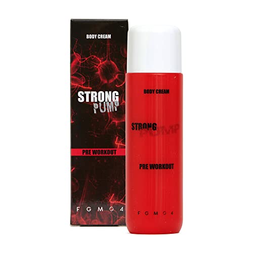 FGM04 Strong Pump crema preworkout. Nutrienti per i tuoi muscoli. 1 flacone da 200 ml