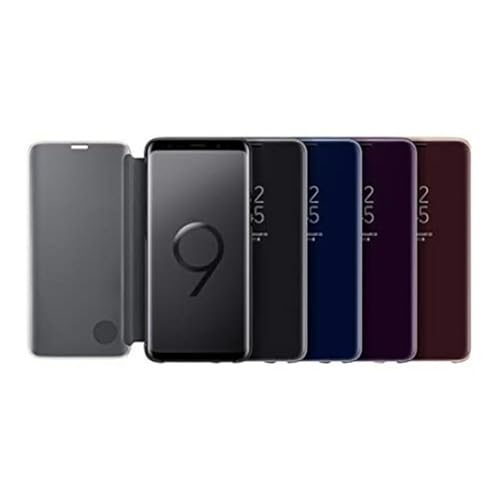 SAMSUNG �X�}�z�P�[�X Samsung �����i Galaxy S9 Clear View Standing Cover (�N���A�r���[�X�^���f�B���O�J�o�[) EF-ZG960 �u���b�N [���s�A���i]