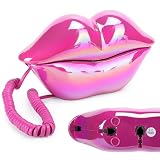 [Fascino artistico] - Trasforma la tua casa in un ambiente elegante con questo accattivante telefono fisso cablato. Il suo design artistico lo rende più di un semplice dispositivo funzionale; è una vera opera d'arte. Il Lip Telephone eleva l'estetica di qualsiasi ambiente, sia casa o hotel, portando un tocco di fantasia. Si adatta perfettamente all'arredamento moderno e attira anche gli appassionati di vintage, rendendolo una scelta versatile per qualsiasi .