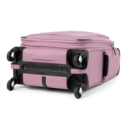 Image of Travelpro Maxlite 5 Softside Expandable Luggage with 4 Spinner Wheels, Lightweight Suitcase, Men and Women, International, Orchid Pink Purple, Carry-on 19-Inch