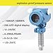 EWAIDI Digital Pressure Transmitter High Temp Industrial Sensor Steam Pressure Transducer 4-20mA Explosion Proof Gauge
