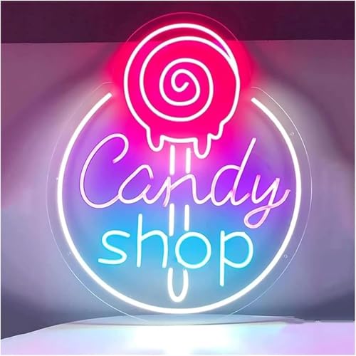 Enseigne lumineuse au néon LED pour boutique et décoration de vitrine