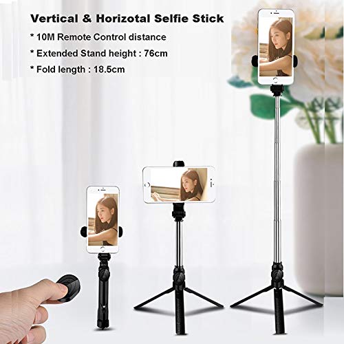 Trépied selfie sans fil PNAWLLCF avec télécommande pour smartphone - 4