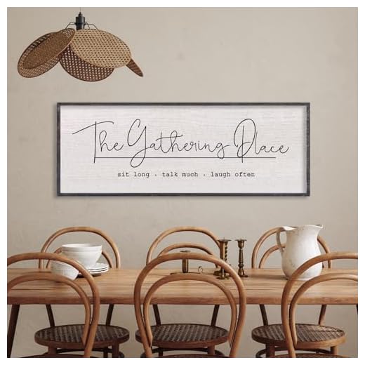 Rustic Farmhouse Wall Art for Dining Room