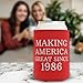Birthday Drink Cooler for 40th Birthday Making America Great Since 1986 2 Pack Can Coolies Drink Coolers Red