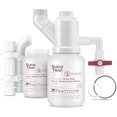 Practicon Gleco Trap System, Clay & Plaster Sink Trap Kit, 64 oz. Cover