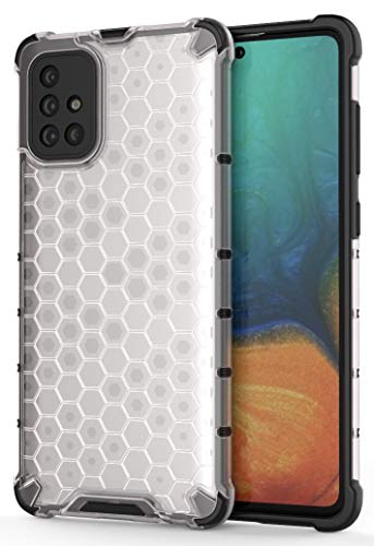 Image of Glasgow Back Case Cover for Samsung Galaxy A71 Shockproof Military Grade Back Cover - Transparent