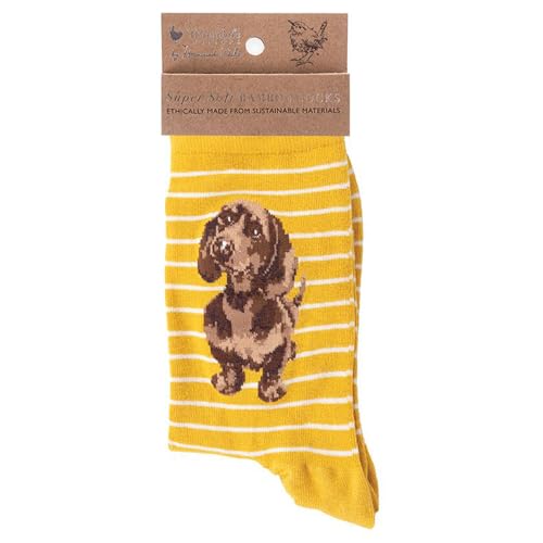 Wrendale Designs - Socken, Dackel, Einheitsgröße