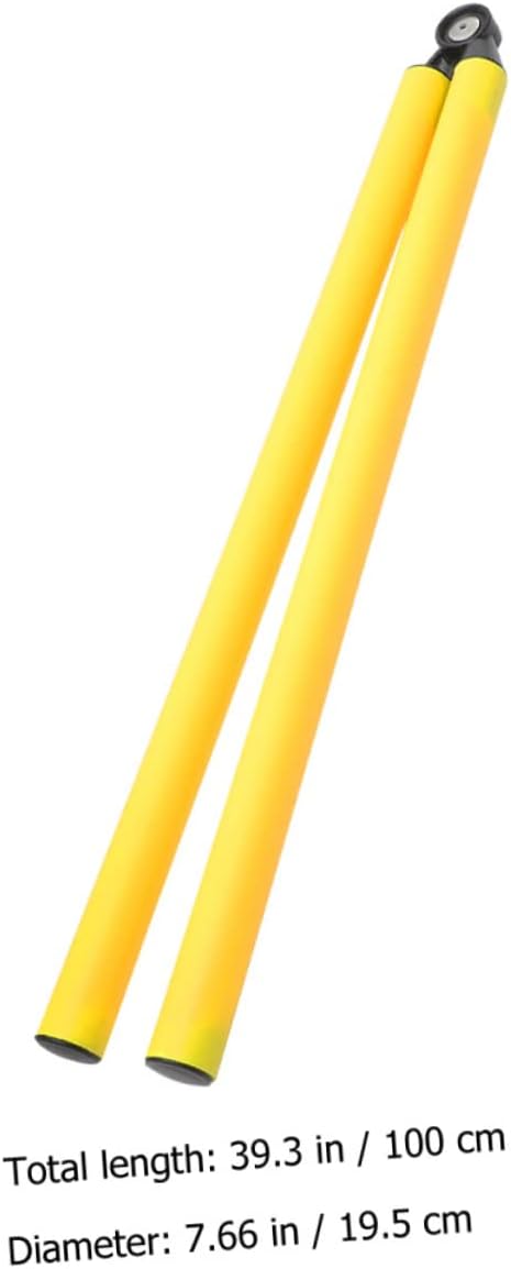 6 Pcs Football Training Rod Folding Soccer Sign Soccer Agility Training Tool Soccer Drill Equipment Hurdling Training Poles for Training Football Supplies Football Tool