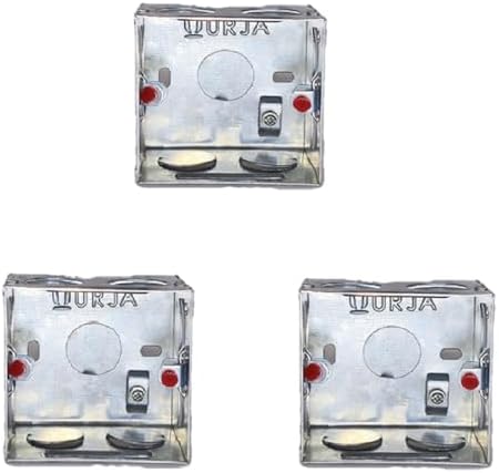 Concealed GI Sheet Metal Modular Box 2 Module (MS Box), Excellent ...