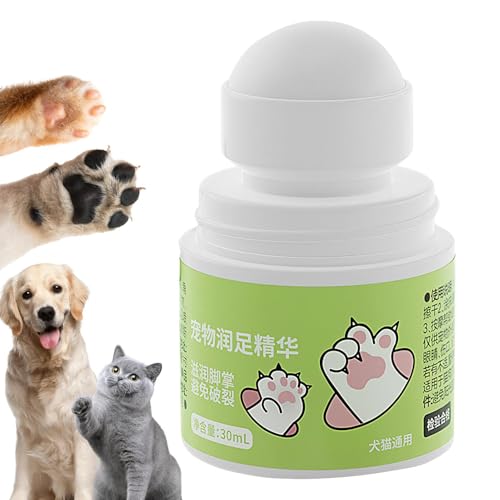 Biniveil Balsam für die Ballen von Hunde,30ml Pflegeöl für rissige Hunde| Natürliche Krallenpflege für Katzen bei rissigen