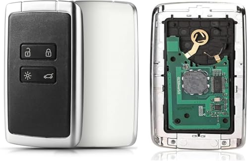 ProPlip Carte Clé complète électronique à Programmer pour Renault Espace 5 Megane 4 Scenic 4 Talisman Kadjar Zoe Clio 5 Koleos 2 Captur 2 Trafic 3 Duster...
