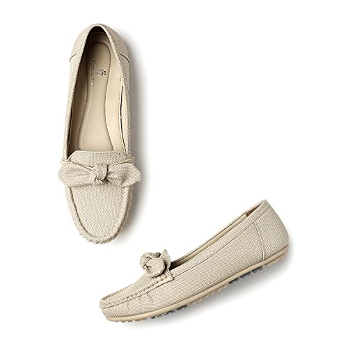 Image of Marc Loire Women Soft Comfortable Anti Slip Flats Loafers for Casual & Office Wear