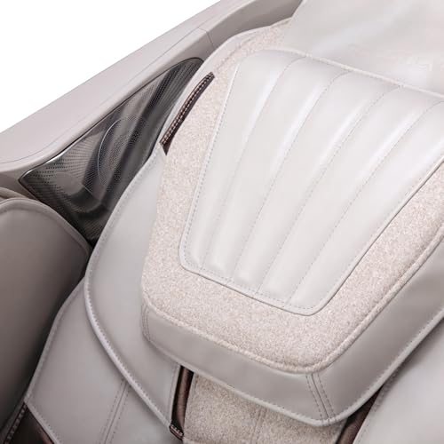 Image of ROBOTICVIBE RV9090 4D Massage Chair | Dual-Core System | 28 Auto Programs | 143cm SL-Track | Negative Ion Air-Purification | Voice Control | V-Hand Techniques | Airbags - Beige