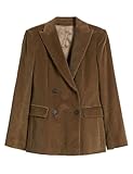 Photo Gallery cdkoke donna blazer di velluto a coste festa di natale cappotto con risvolto a punta giacca da smoking a doppio petto Photo Gallery cdkoke donna blazer di velluto a coste festa di natale cappotto con risvolto a punta giacca da smoking a doppio petto