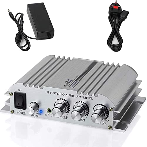 Mini amplificatore stereo digitale Hi-Fi 2.1, con