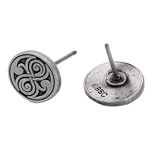Doctor Who Stud Earrings Seal of Rassilon Jewelry