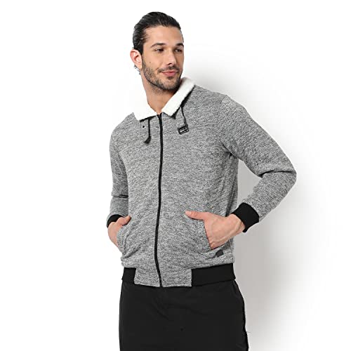Image of Campus Sutra Men Polyester Standard Length Jacket