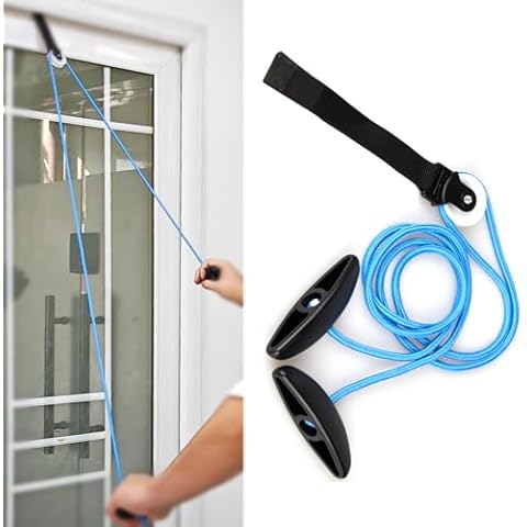 Shoulder Pulley for Physical Therapy, Over The Door Pulley Rehab Exerciser, Physical Therapy Equipment for Rotator Cuff Recovery, Alleviate Shoulder Pain, Shoulder Strength & Range of Motion Cover