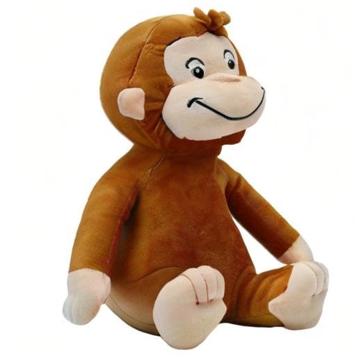 Amazon.co.jp: TWDRTDD猿ぬいぐるみ 好奇心が強いジョージ猿