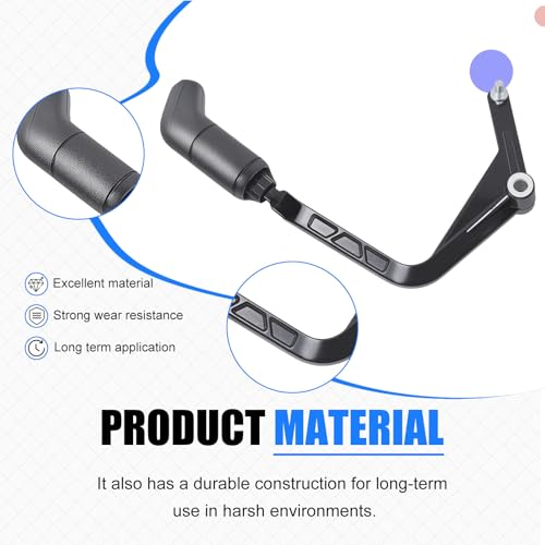 Image of Shift Lever Cast Matte Black & Knob Kit for Polaris Ranger 1000 Crew XP PRO XD 2018-2025 5639439-458 5634266-458 5633821-458