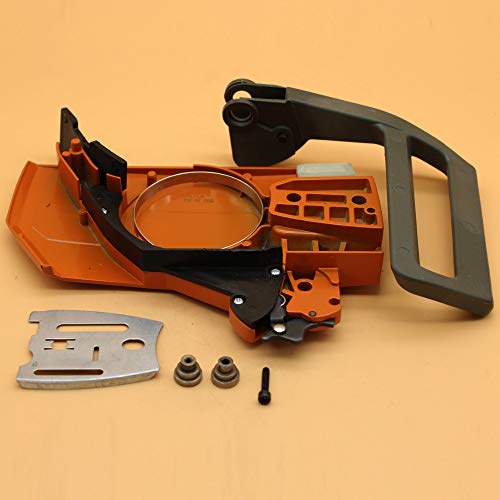 Frein de chaine Couvercle d'embrayage Poignee Kit de protection Ensemble HUSQVARNA 61 66 266 268 272 272XP Pièces de rechange pour tronçonneuse 503727401 Cover