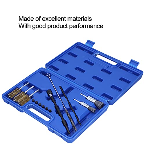 14 STKS Brandstof Nozzle Cleaning Tool Kit, Injector Nozzles Afdichting Seat Cleaner Set Injector As Pluggen Draad Nylon… - Image 5
