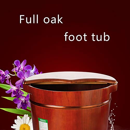 Spa de pies de madera para pedicure 15.75x15.75x10.24 pulgadas miniatura 2