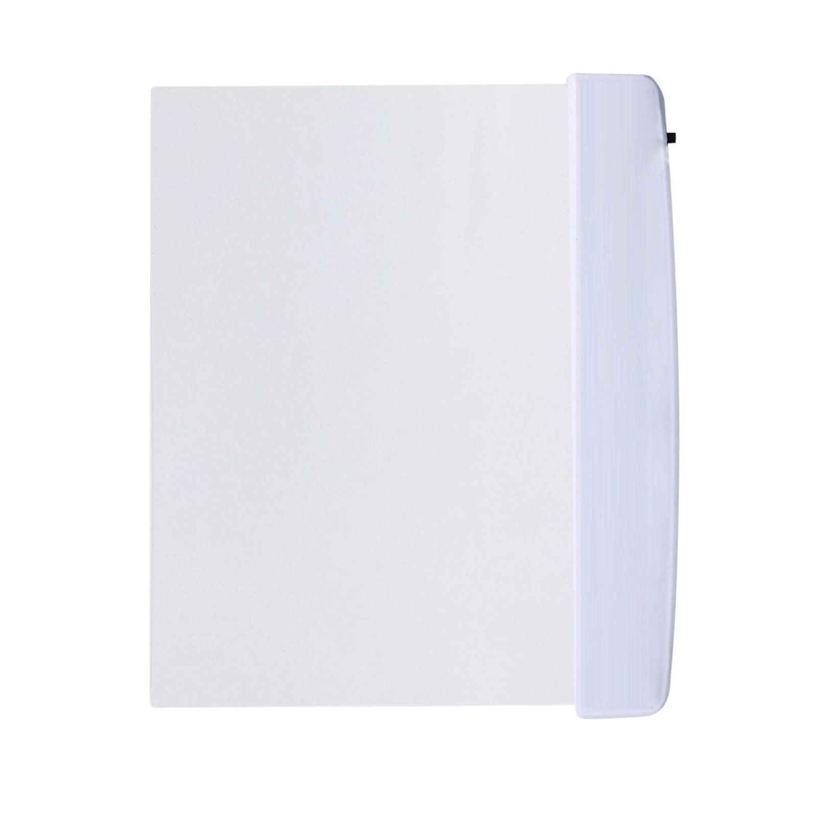 Juesi Flat Book Light Night Bed Reading Clear LED Book Full Page Light Illuminator Panel Plate Lamp Board Wireless (White)
