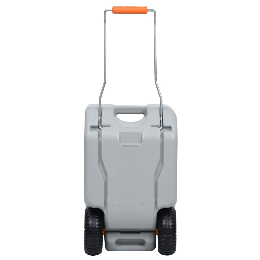 Tidyard 25 L Camping-Wassertank Mit verstellbaren Griff,Wasserkanister Wasserbehälter Mit oberen und seitlichen Handgriffen,32 x 26 x 52 cm Mit Rollen für Camping, Wandern, Klettern
