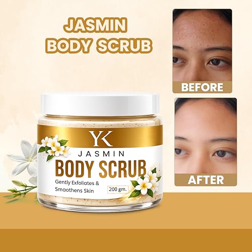 Image of Jasmin Face scrub For Tan Removal | Exfoliating Detan Scrubs For Soft & Smooth Skin | 200ml