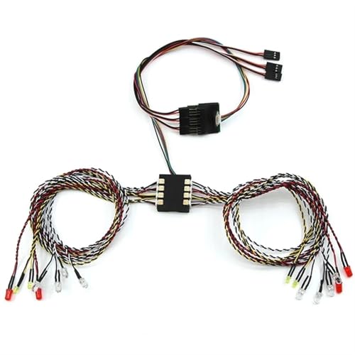 Luces Vehículo RC para rutas nocturnas con intermitentes y frenos Traxxas Axial